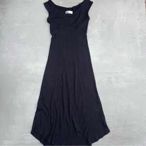 Free People Ash Midi Dress Black